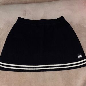 ALO knit varsity skirt